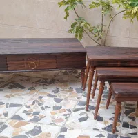 جلو مبلی و ۳ عدد میز عسلی