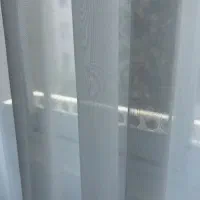پرده حریر و زیر پرده ای در حد نو