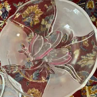 کاسه کریستال المانی اصل قدیمی ودستگاه vcD قدیمی