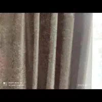 یک عدد پرده بزرگ حریر با والان مخمل وشیک بفروش|پرده، رانر، رومیزی|گرگان, |دیوار