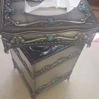 جا کاغذ دستمالی وسطل اشغالی