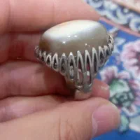 انگشتر نقره عقیق سه پوست خون بند کلکسیونی