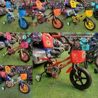 دوچرخه کودک سایز ۱۲ و۱۶ بدنه فلزی نو وآکبند|اسباب‌بازی بچه|تبریز, |دیوار