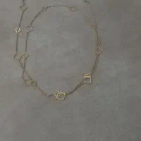 دوعدد گردنبند دودرصد بالای طلاخام