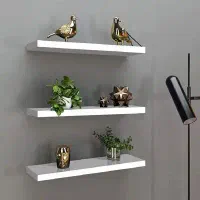 شلف سفید تمام ام دی اف