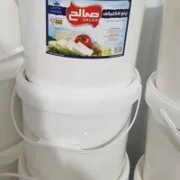 دبه پلاستیکی مناسب خیارشور و سطل جا پنیر تمیر