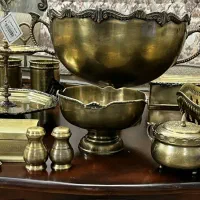 ظروف برنجی برند مپکو هند|ظروف سرو و پذیرایی|اراک, |دیوار