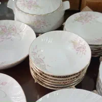 سرویس چینی قدیمی اک با جعبه|ظروف سرو و پذیرایی|اردبیل, |دیوار