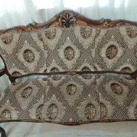 مبلمان 9نفره چوب راش همراه با میز ناهارخوری8نفره.