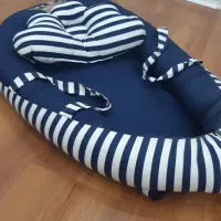 تشک گارد دار به همراه بالش کاملا سالم و نو|اسباب و اثاث بچه|ابهر, |دیوار