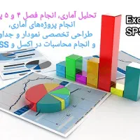 ویراستاری ، فصل ۴ و ۵ پایان نامه ، SPSS ، اکسل
