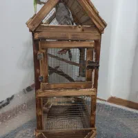 قفس چوبی کلبه ای