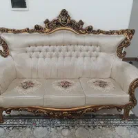 مبل۷نفره سلطنتی بامیز عسلی|مبلمان خانگی و میز عسلی|رباط‌کریم, شهرک صنعتی نصیرآباد|دیوار