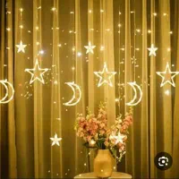 چراغ ریسه ای ماه و ستاره همراه با ریموت