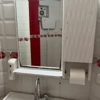 توالت فرنگی برند مروارید و روشویی کابینتی|لوازم سرویس بهداشتی|گرگان, |دیوار