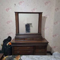 تخت دو نفره به همراه کمد|تخت و سرویس خواب|شیراز, انجیر|دیوار