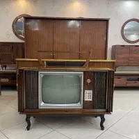 تلویزیون عتیقه مبله قدیمی شاب لورنس