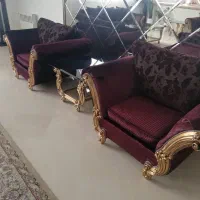 مبل هفت نفره با میز و عسلی
