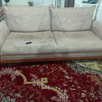یه دست مبل راحتی کار کرده قیمت ۵میلیون تومان|مبلمان خانگی و میز عسلی|الشتر, |دیوار