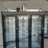 یخچال ۳درب ویترین دوطرف پشت سکوریت صفرواقعی