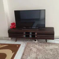 میز تلویزیون. تمام چوب. راش روسی. بدون خط وخش