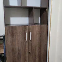 کتابخانه اداری خانگی بزرگ ضدخش|کتابخانه، شلف، قفسه‌های دیواری|تهران, مرزداران|دیوار