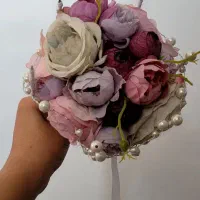 گل مصنوعی وارداتی همراه با DVD آموزشی قیمت مناسب|گل مصنوعی|مبارکه, |دیوار