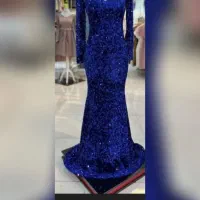 ماکسی آبی پولکیی