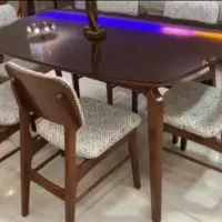 صندلی نهار خوری جلومبل عسلی