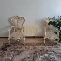 مبل سلطنتی ۷ نفری و میز غذا خوری ست مبل|مبلمان خانگی و میز عسلی|اردبیل, |دیوار