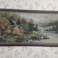 فروش دو عدد تابلو متری یزدی|تابلو فرش|کرمان, |دیوار