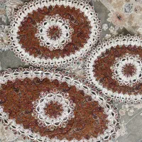 سه عدد رومیزی ترمه