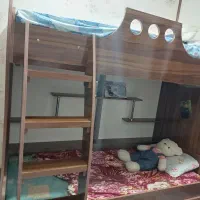 تخت دو طبقه نوجوان درجه یک|تخت و سرویس خواب|اصفهان, شهشهان|دیوار