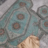 رومیزی فیروزه ای