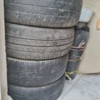 ۴ تایر و ۲ رینگ پراید