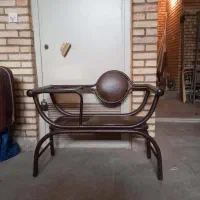 صندلی تلفن فلزی رنگ کوره