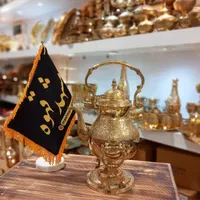 قوری برنجی|کلکسیون اشیاء عتیقه|شوش, |دیوار