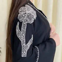 تعدادی مانتو مجلسی مزون دوز با پارچه ترک زیر قیمت