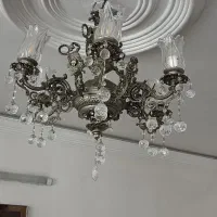 لوستر ۶شاخه سالم و تمیز|لوستر و چراغ آویز|مشهد, شهید رضوی|دیوار