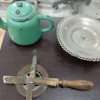 قوری لعابی/شیرینی خوری ورشو/متر صلیبی سویسی