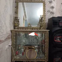 خریداروفروش آینه شمعدان برنزی درکل تهران|بوفه، ویترین، کنسول|تهران, تاکسیرانی|دیوار