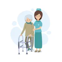 پرستار خانم برای سالمند