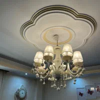 لوستر کریستال سفید