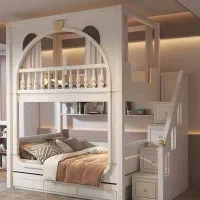 تخت دو طبقه|تخت و سرویس خواب|خمینی‌شهر, |دیوار