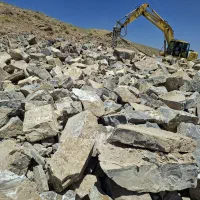 سنگ لاشه برای پی و دیوار