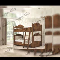 تخت دو طبقه/تختخواب دوطبقه پخش تشک|تخت و سرویس خواب|فردیس, منظریه|دیوار