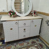 اینه کنسول با میز تی وی