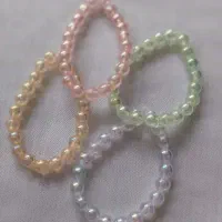 دستبند و آویز گوشی مرواریدی