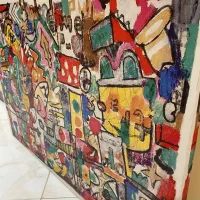 تابلو بوم بزرگ|تابلو، نقاشی، عکس|ورامین, ورامین|دیوار