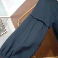 مانتو بالای زانو دکمه دار از بغل|لباس|قم, نخودی|دیوار